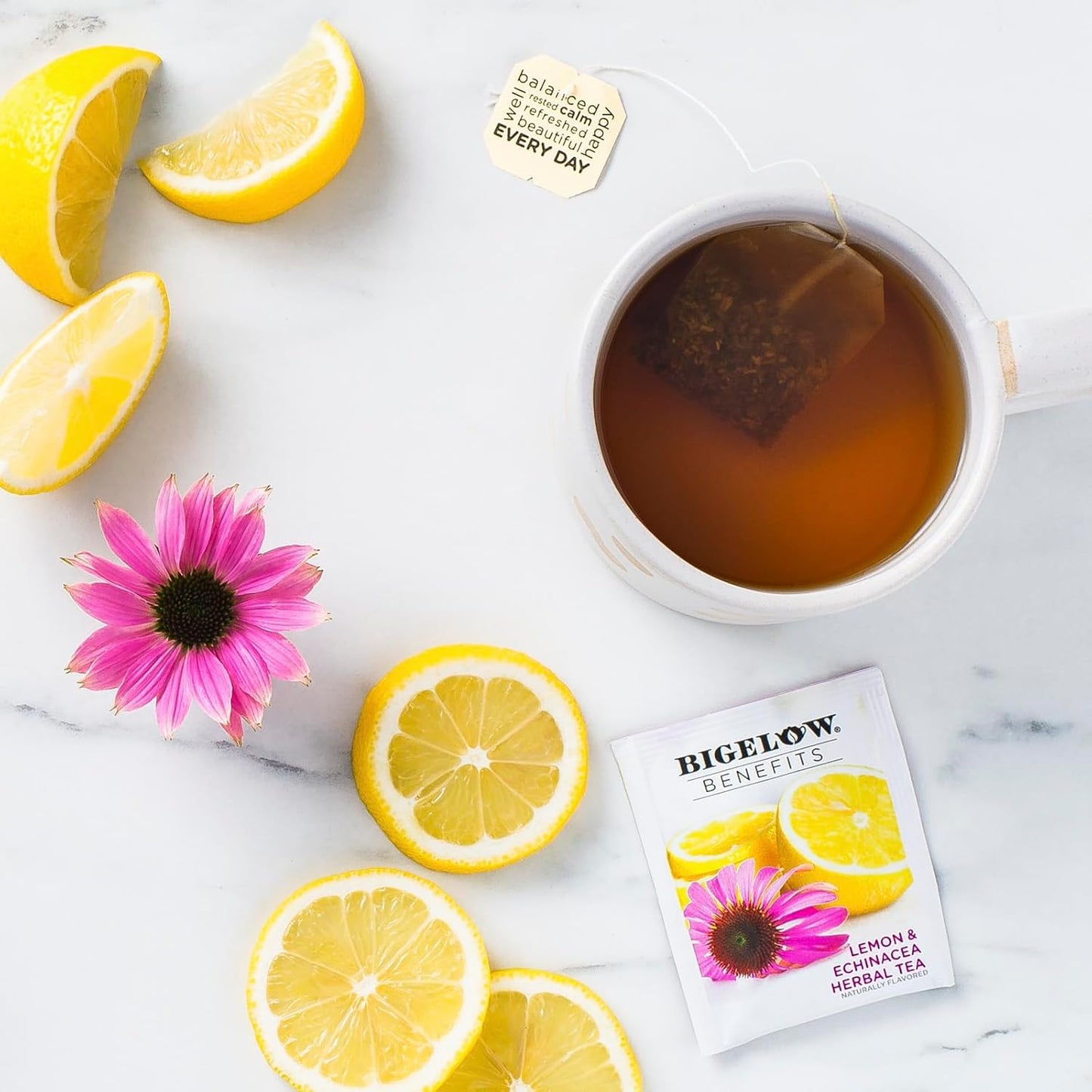 Bigelow Benefits - Chamomile & Lavender Herbal Tea, Pack of 3