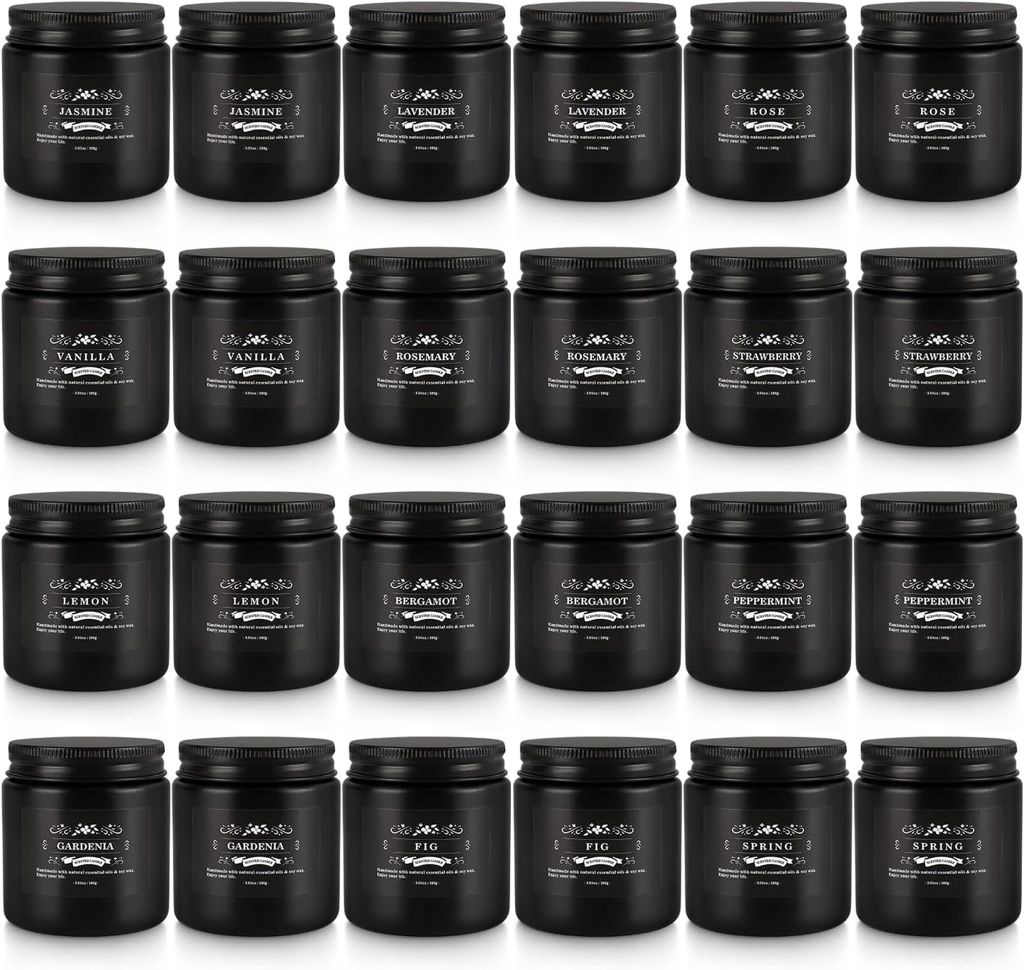 36 Pack Scented Candles Set for Home, Relaxing Stress Relief, Aromatherapy - Natural Soy Wax and Fragrance - Gifts for Women, Mom, Best Friend, Wife, Birthday