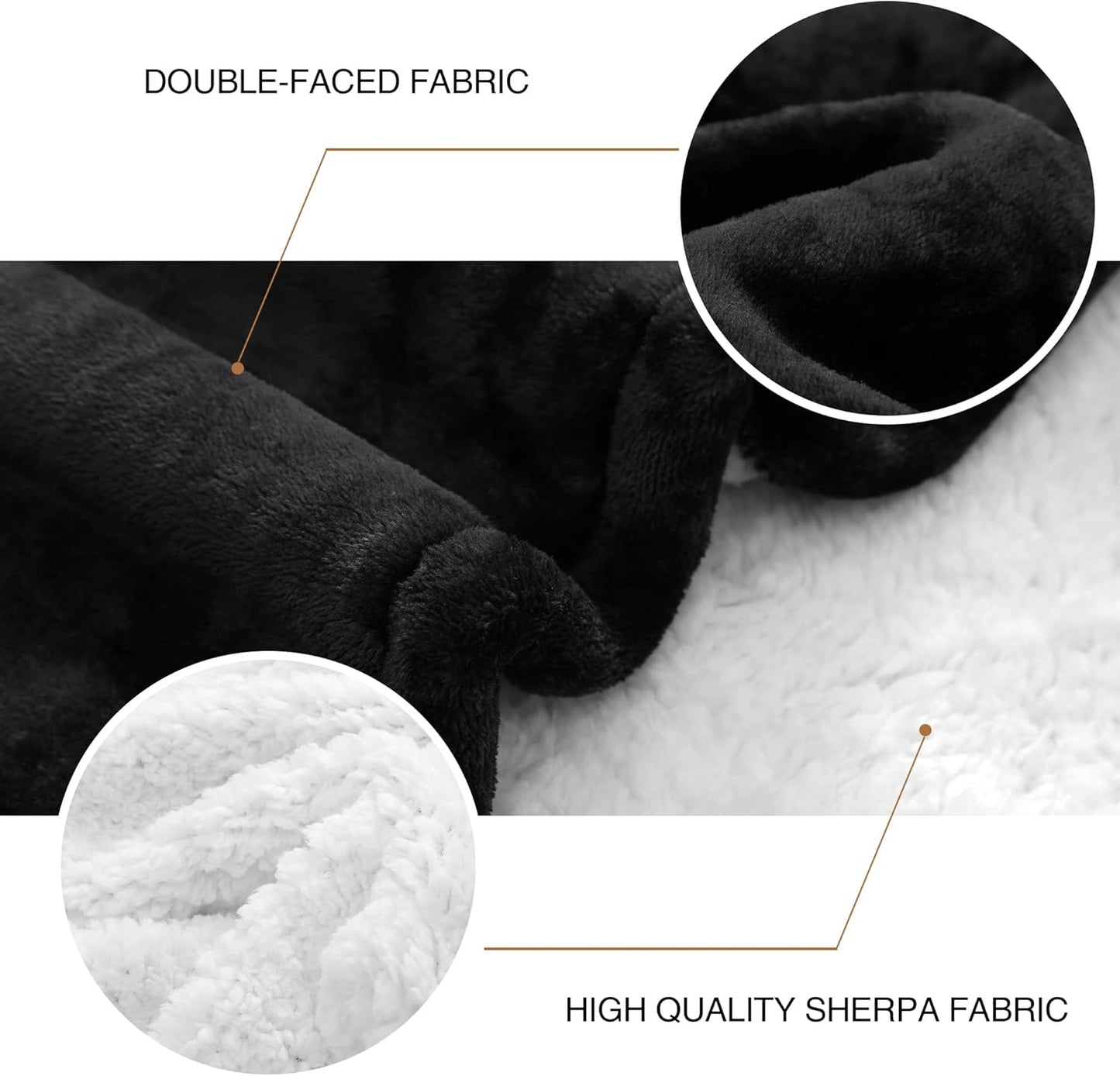 Aemilas Wearable Blanket Hoodie - Warm Sherpa Blanket Sweatshirt as Gifts for Adult Women Mom Men, One Size Fits All