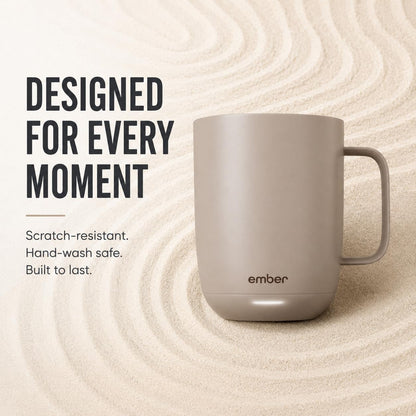 Ember Temperature Control Smart Mug 2, 14 Oz, App-Controlled Heated Coffee Mug with 80 Min Battery Life and Improved Design, Black