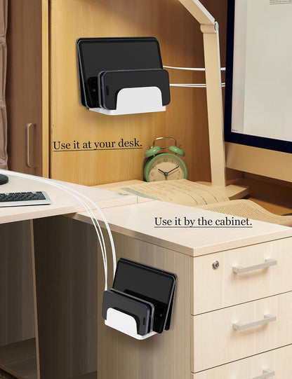Wall Mount Phone Holder, (White)