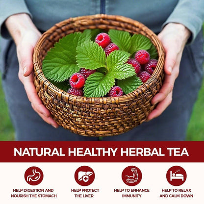 WOTIHA 80 Count Premium Raspberry Leaf Tea Bags - Pure Red Raspberry Leaf, Supports Pregnancy Health & Menstrual Comfort, Aids Childbirth Prep, Caffeine-Free, Additive-Free