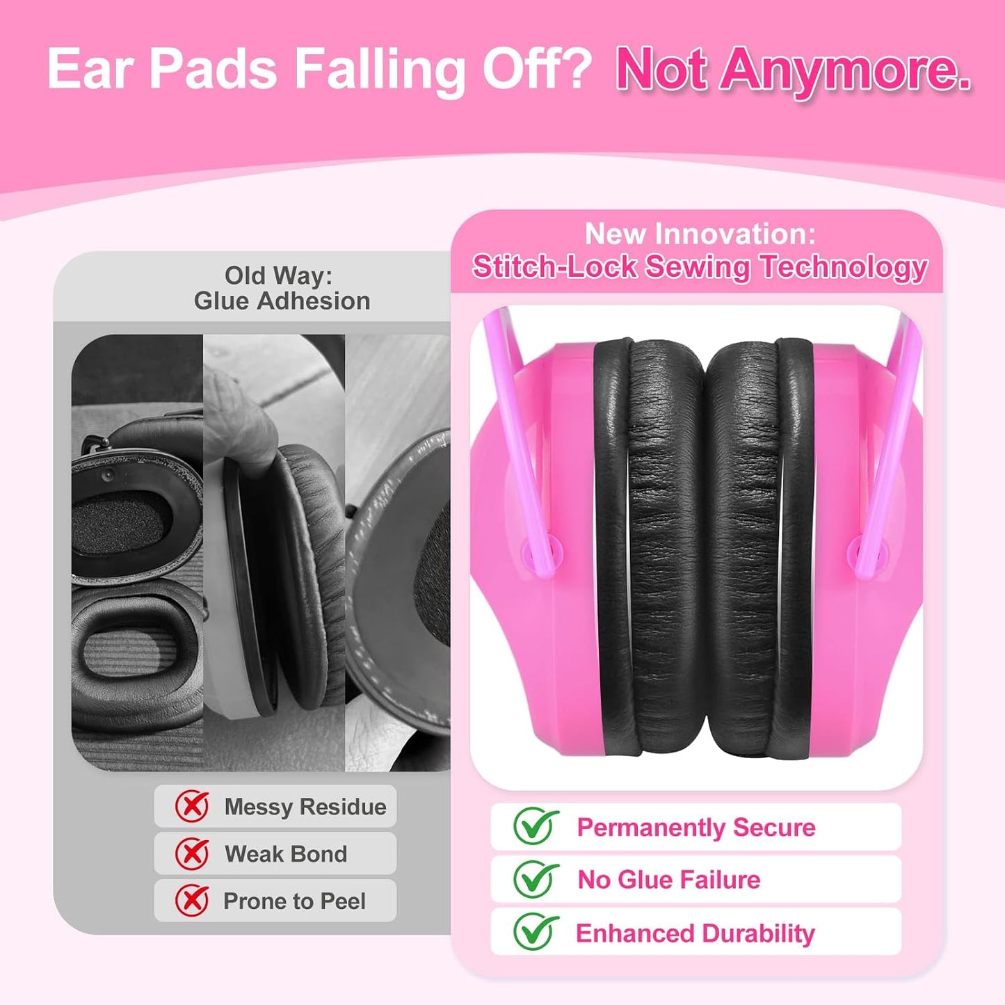 ZOHAN EM030 Kids Ear Protection, Noise Cancelling Headphones Ear Muffs for Autism Sensory, Safety Noise Reduction Hearing Protection for Monster Truck/Concerts/Fireworks/Air Shows