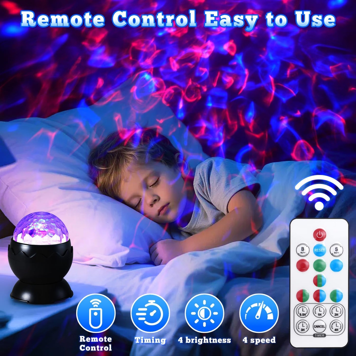 Galaxy Projector for Bedroom Night Light for Kids with Timer and Remote | Light Projector, Teen Girl Gifts Trendy Stuff Ideas Women for Boys Kids Adults, Nebula Lamp Room Decor Birthday Christmas Day