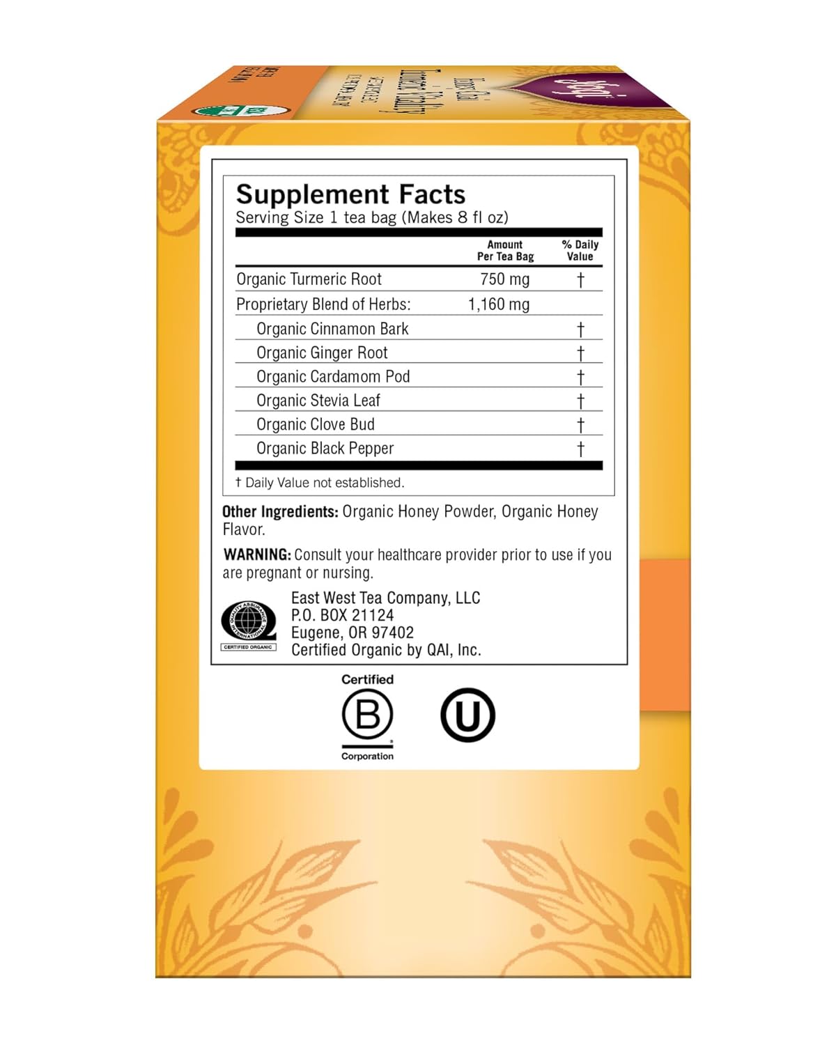 Yogi Tea Lemon Ginger Tea Bags, 16 ct