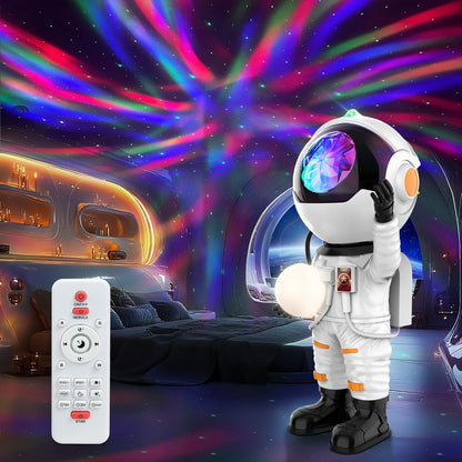 Rossetta Astronaut Galaxy Star Projector Night Light Projector for Kids | 29 Lighting Effects, Night Light Mode, Magnetic Head, Remote Control, Auto-Off Timer, Gifts for Kids, Adults, Party, Birthday