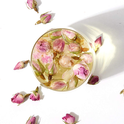ChaWuWarmSun [A] Rose Tea Buds, 3oz/85g Pink Flower Petal Loose Leaf
