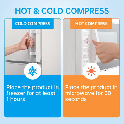 Knee Ice Pack Wrap Extended Ice Packs for Injuries Reusable Leg Freeze Compression Sleeves, Gel Cooling Knees Brace Cold Hot Packs Therapy Flexible for Pain Relief, Surgery Recovery Gift for Women Men