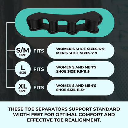 VYCE PrimalStep Toe Separators, Spreaders, Spacers, S/M