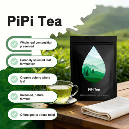 Pipi Tea Oolong Whole Leaf Tea Bags, 20 Count