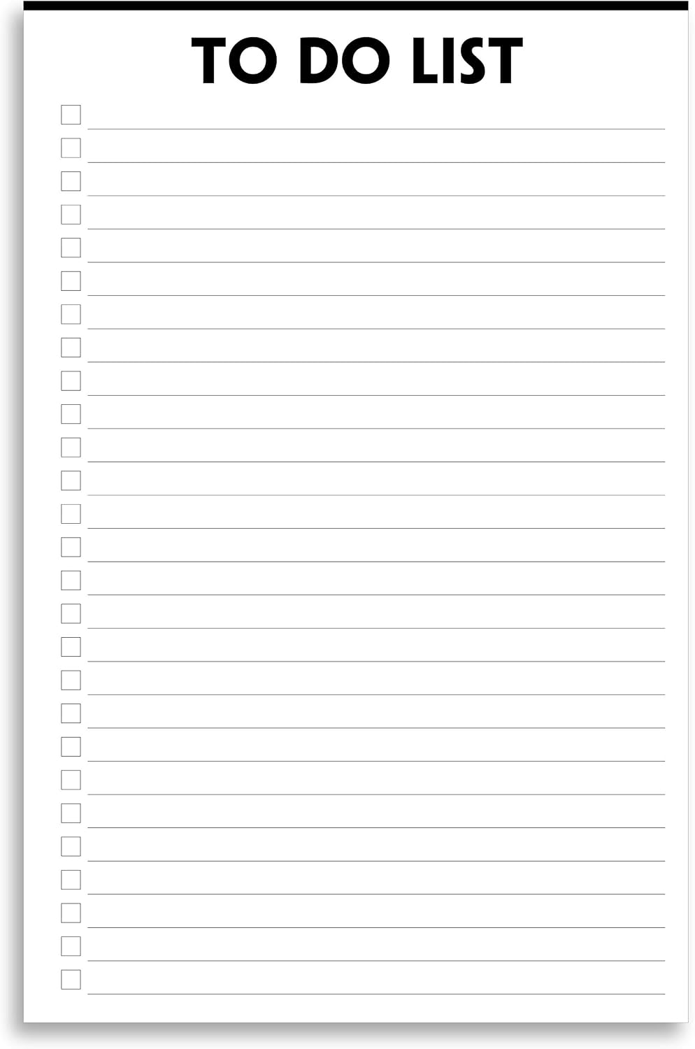 Nokingo To Do List Notepad - 5.5"x8.2", 50 Sheets, To Do Notebook with Check List Organizing, Tear Off, Simple Script, College Ruled To Do Planner for Daily Task