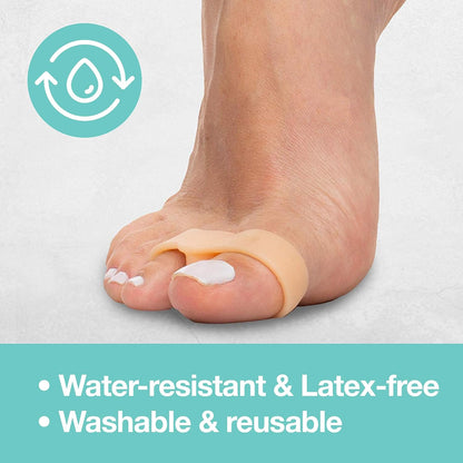 ZenToes Double Loop Gel Toe Spacers, Big Toe Straightener, 1 Pair