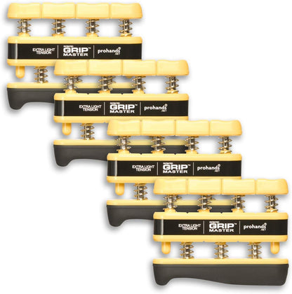 Prohands Gripmaster Hand Exerciser, Finger Exerciser (Hand Grip Strengthener), Spring-Loaded, Finger-Piston System, Isolate & Exercise Each Finger