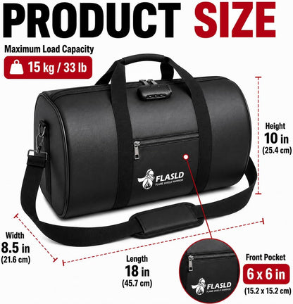FLASLD Large Fireproof Document Bags, 24x12x12” Waterproof Storage Firesafe Bag, Fireproof Folder Safe Box for Cash, Valuables & Passport, Silicone Coating & Zipper Closure