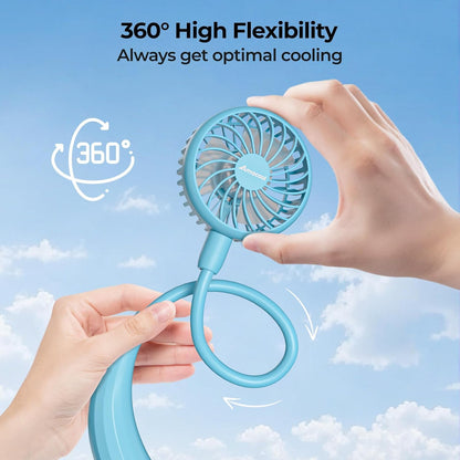 AMACOOL Portable Neck Fan, Lightweight Wearable with Hands-Free Comfort