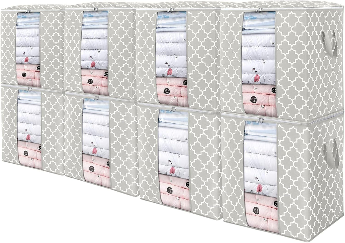 Storage Bags 3 Pack 100L Clothes Organization and Storage Containers