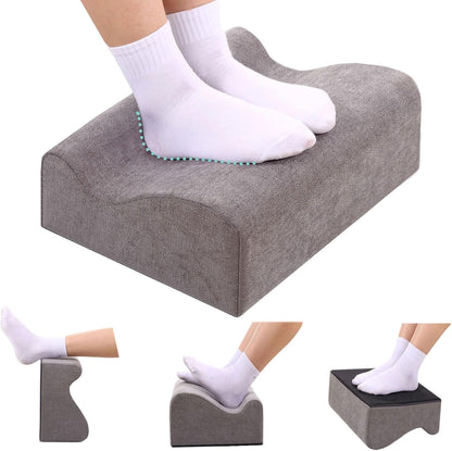Work Foot Rest Under Desk,Comfort Foot Rest for Couch | Foot Rest For Under Desk at Work,At Soft Ergonomic Footrest,Support Foot Pillow,Heel Chair,Leg Elevation Pillow blue