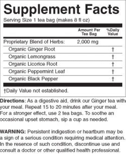 Ginger Tea Organic Yogi Teas 16 Count (Pack of 3)