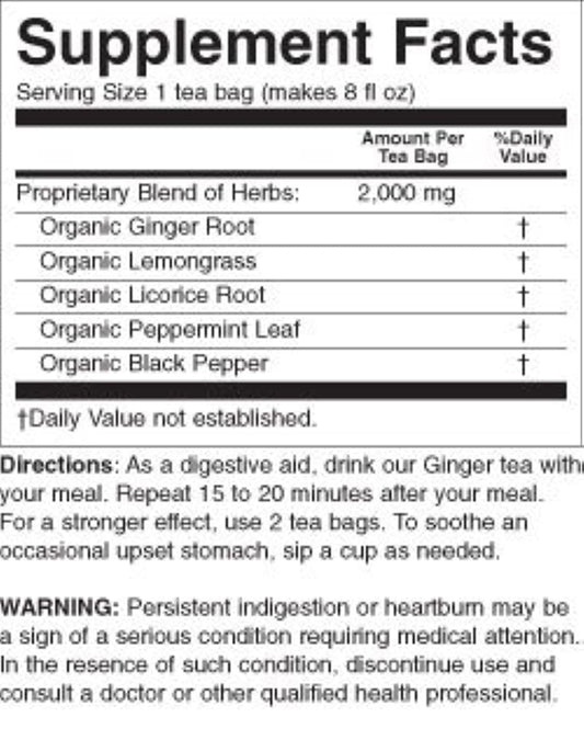 Ginger Tea Organic Yogi Teas 16 Count (Pack of 3)