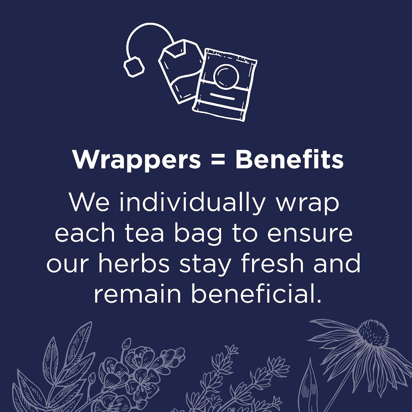 Traditional Medicinals Tea, Organic Chamomile & Lavender, Stress Relief, 48 Tea Bags