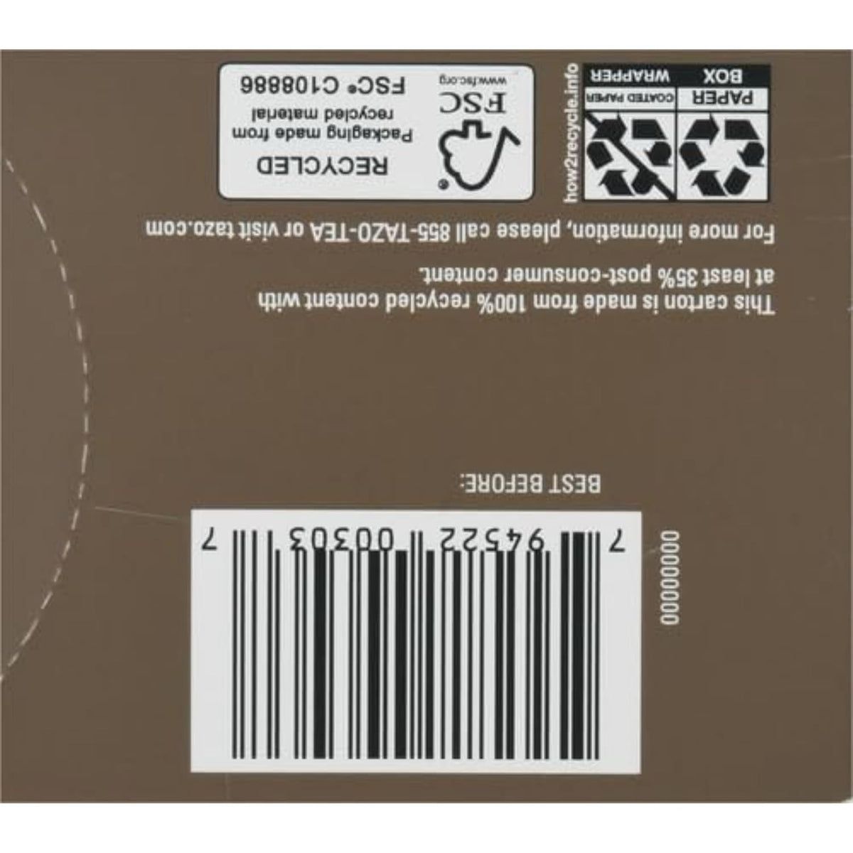 TAZO Organic Awake English Breakfast Black Tea, Black tea with Caffeine, 16 Total Bags