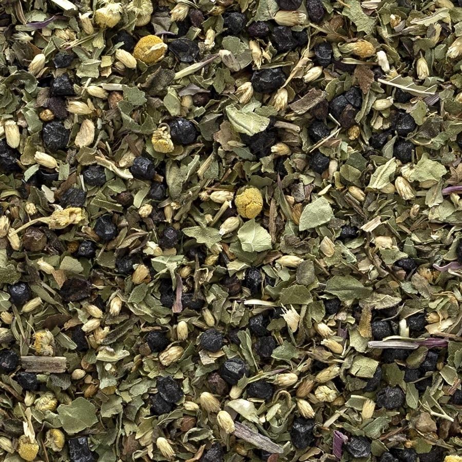Frontier Bulk Elderberry Echinacea Wellness Tea, Organic, 1 Pound