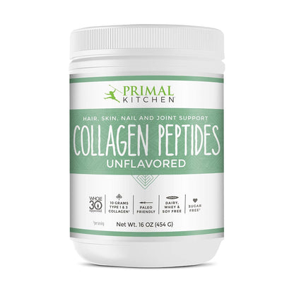 Primal Kitchen Matcha Collagen Keto Latte Powder, Sugar-Free Collagen Peptides, 9.33 Ounces