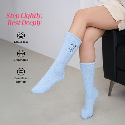 COOLMATE Fuzzy Socks for Women Gift Box – Cozy Soft Cloud Socks for Spa Home, Mother’s Day Gifts for Mom Grandma