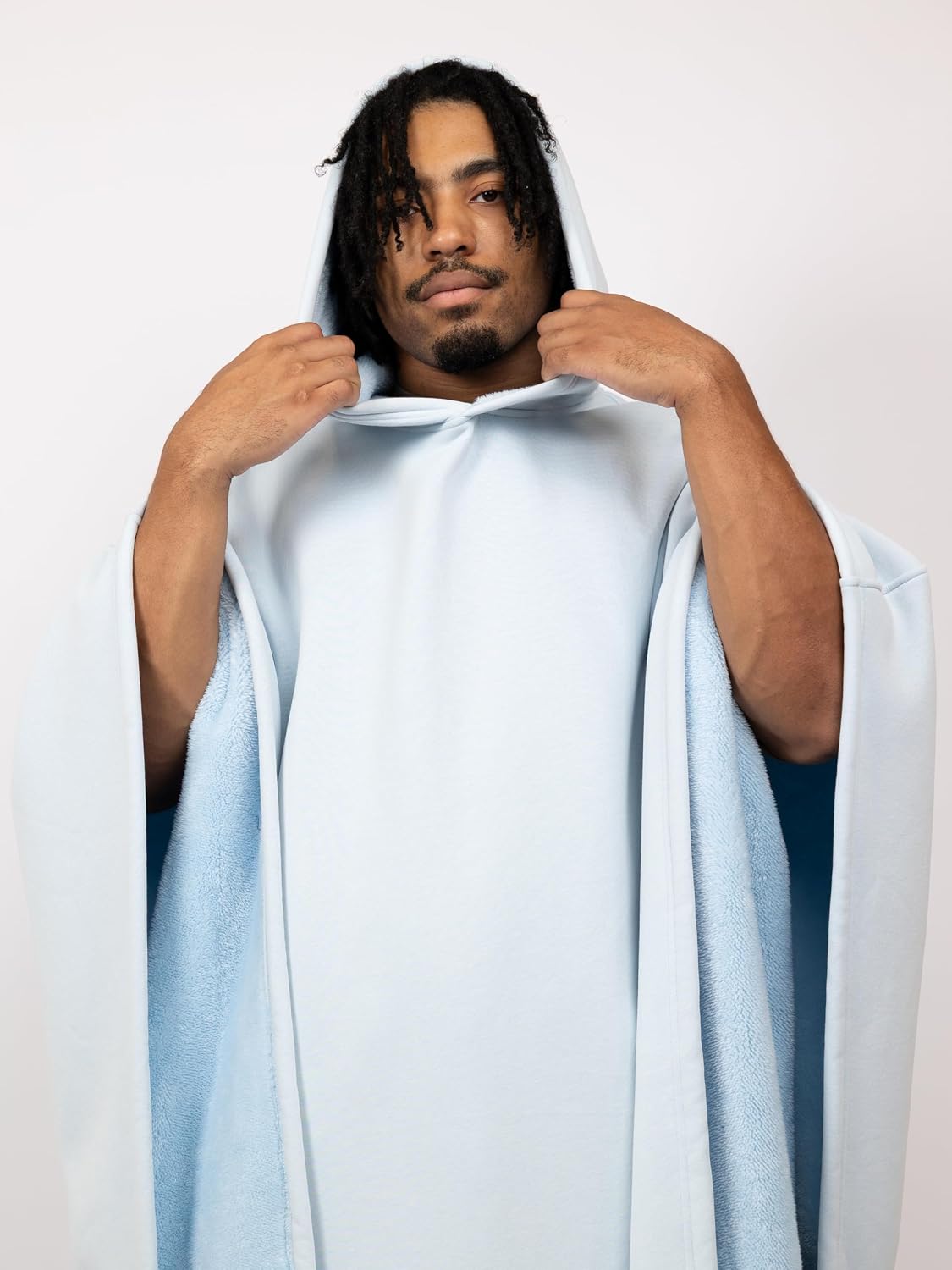 FREE THE SHEEP Eden Hoodie – Oversized Weighted Hoodie Cloak with Ultra-Soft Faux Fur Liner