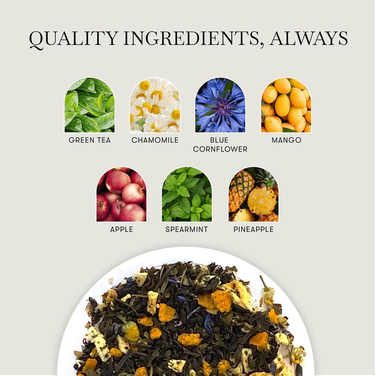 Luxmi Estates - Mango Passionfruit Darjeeling Green Tea, 50 Tea Bags (100g/3.52oz), 100% biodegradable Teabags