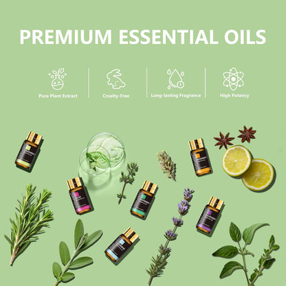 MAYJAM 35x5ML Essential Oil Set for Diffuser Massage Soap Candle Making