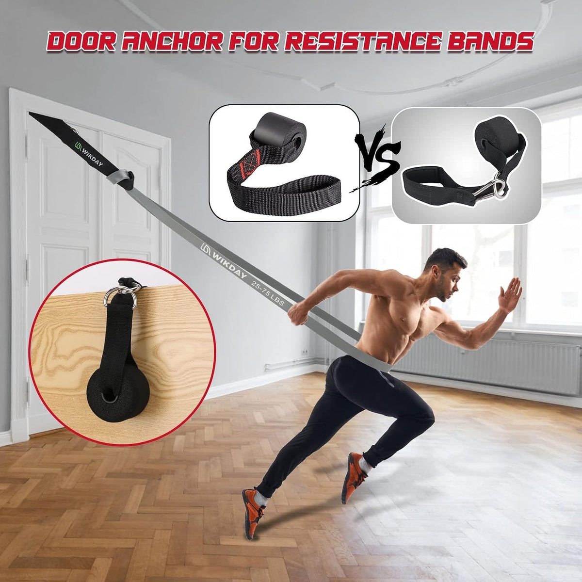WIKDAY Resistance Bands for Working Out, Exercise Bands, Workout Bands, Pull Up Assistance Bands for Body Stretching Training Physical Therapy Muscle Training for Men & Women