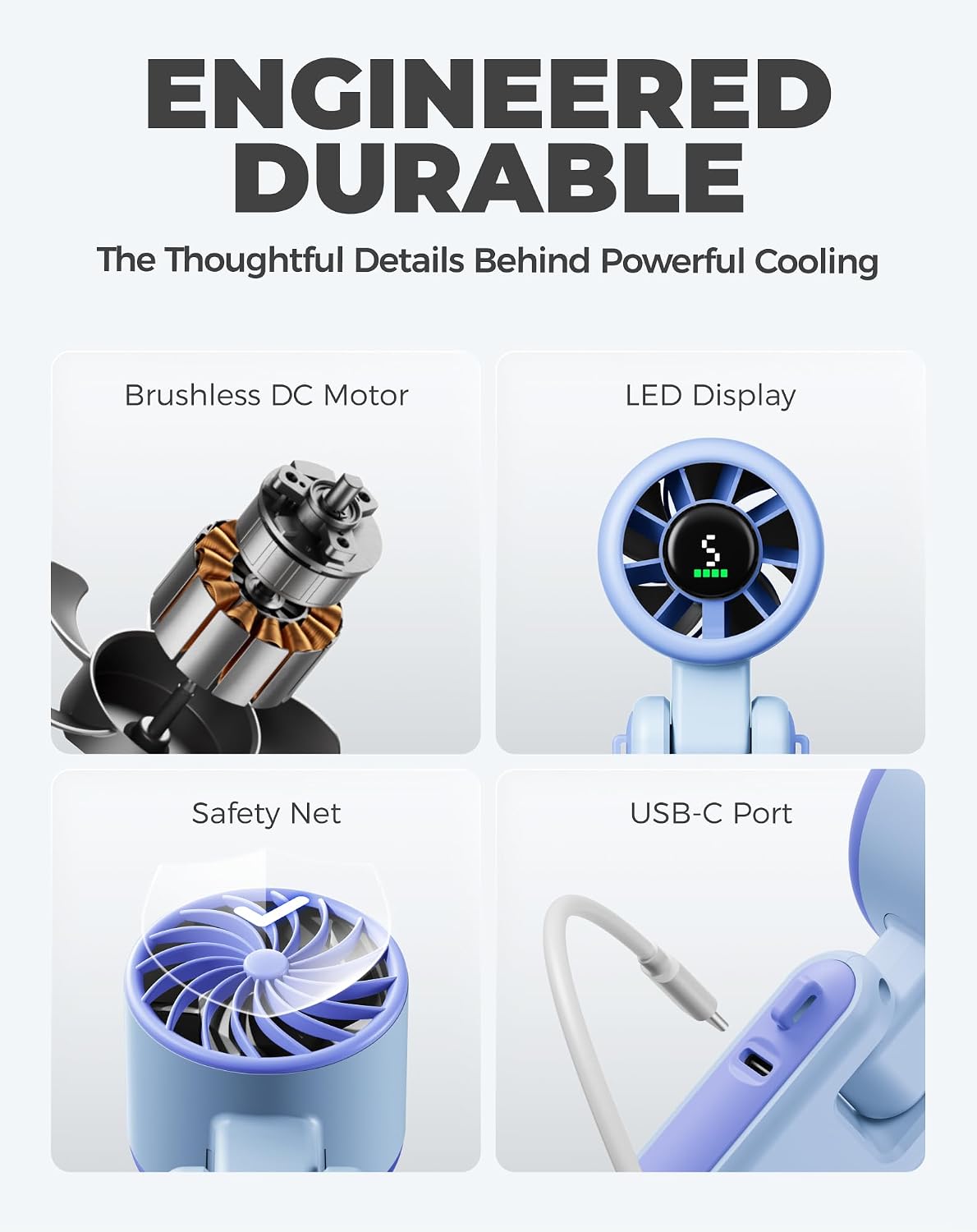 Diveblues Portable Handheld Turbo Fan