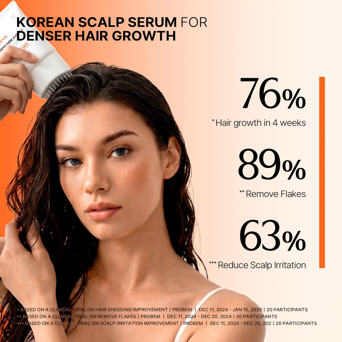 lilyeve GROWTURN Exosome Hair Growth Serum with Built-In Brush, 3.38 fl oz
