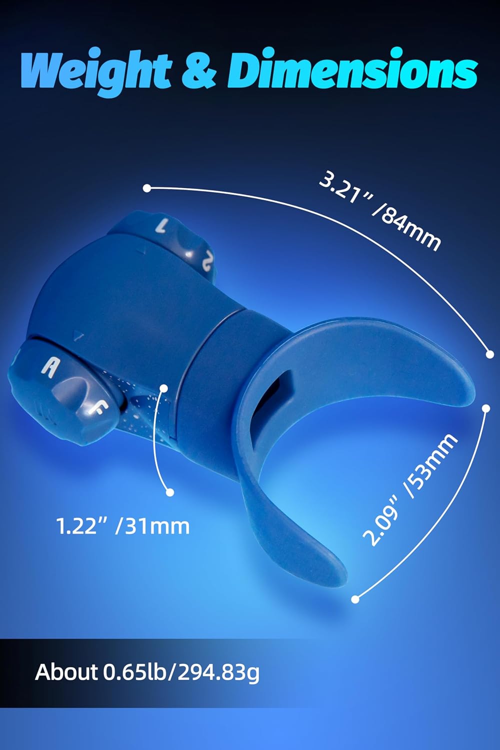 Breathing Exercise Device,Breathers Trainers Exerciser with Adjustable Inspiratory/Expiratory Vibration Fitness for Wellness