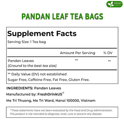 FreshDrinkUS, Premium 120 Spearmint Tea Bags, 100% Natural & Pure from Spearmint Leaves. Loose Leaf Spearmint Herbal Tea. Made with Natural Material Tea Bags. No Sugar, No Caffeine, No Gluten, Vegan.
