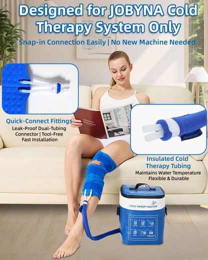 Cold Therapy Machine for Elbow, Ice Machine for Tennis Elbow&Post-Surgery Recovery, Cryotherapy Device with Temp Display & 3 Flow Modes, Adjustable Elbow Wrap for Arthritis, Bursitis, Swelling Relief