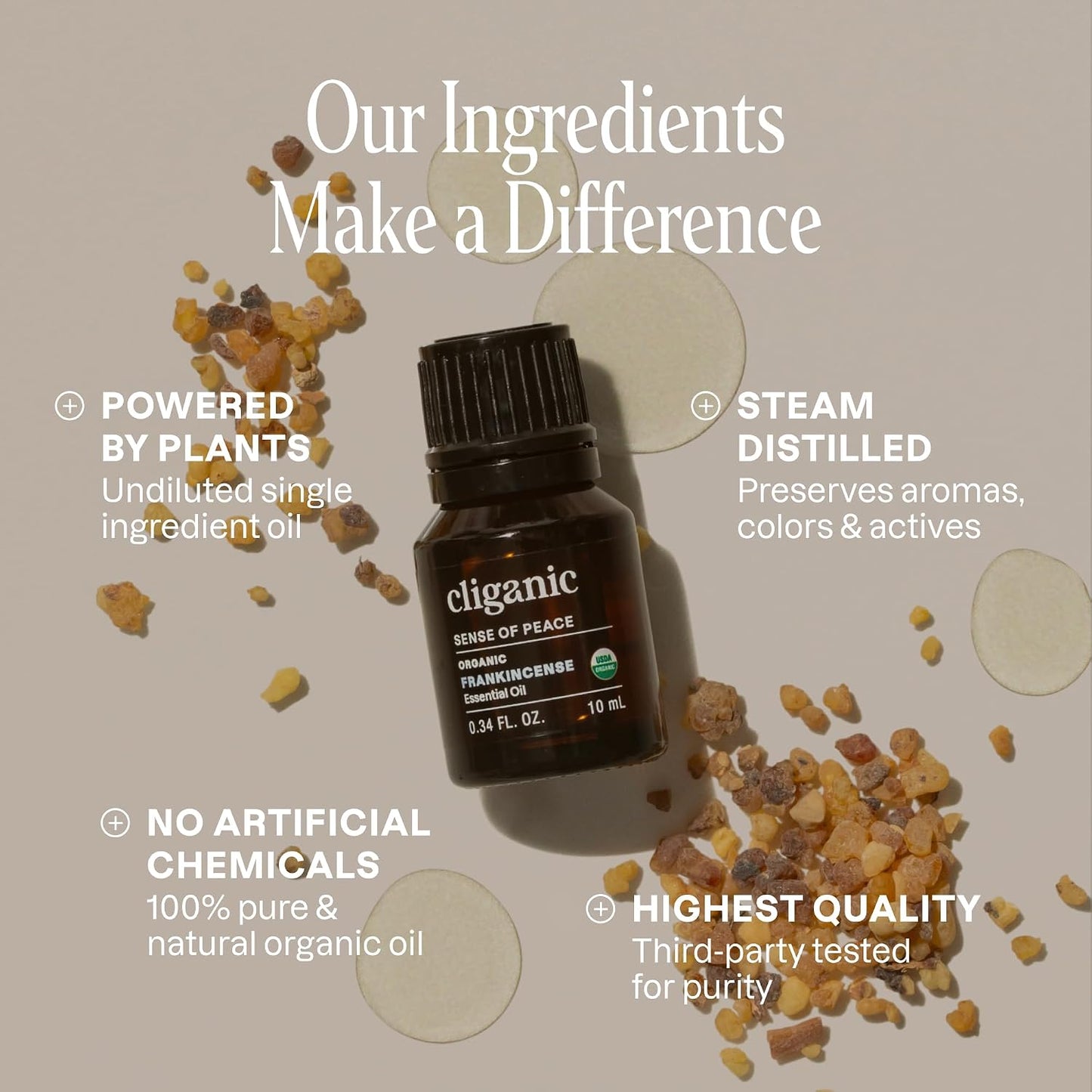 Cliganic Organic Lavender Essential Oil - 100% Pure Natural Undiluted, for Aromatherapy Diffuser | Non-GMO Verified - Colors A