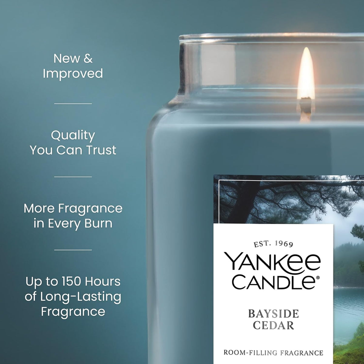 Yankee Candle MidSummer's Night Scented Candle, 22oz Large Jar
