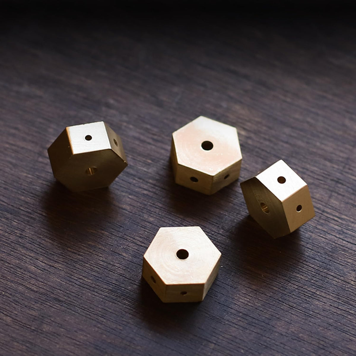Mini Dual Purpose Incense, Brass Incense Holder for Incense Sticks, Hexagonal Shape Burner Plate Holder Censer Home Decoration, 3 Pcs