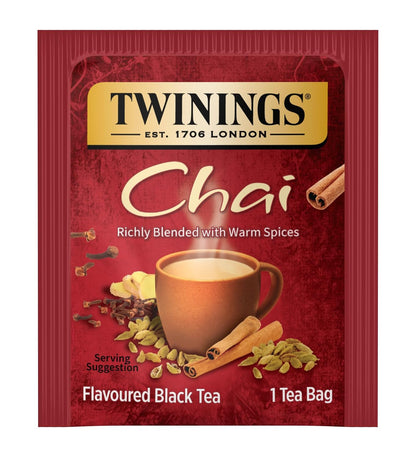 Twinings Camomile, Honey & Vanilla Herbal Tea Individually Wrapped Bags, 20 Count (Pack of 6), Naturally Caffeine-Free, Enjoy Hot or Iced, 120 Teabags