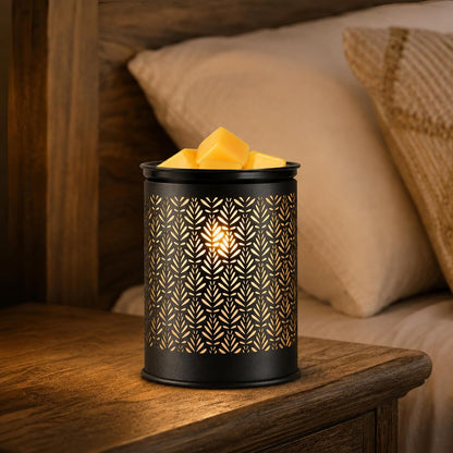 Wax Melt Warmer,Candle Warmer for Scented Metal Electric Wax Melter for Home Office Bedroom Gift & Decor and Perfect Christmas Gifts for Mom Women(foliage)