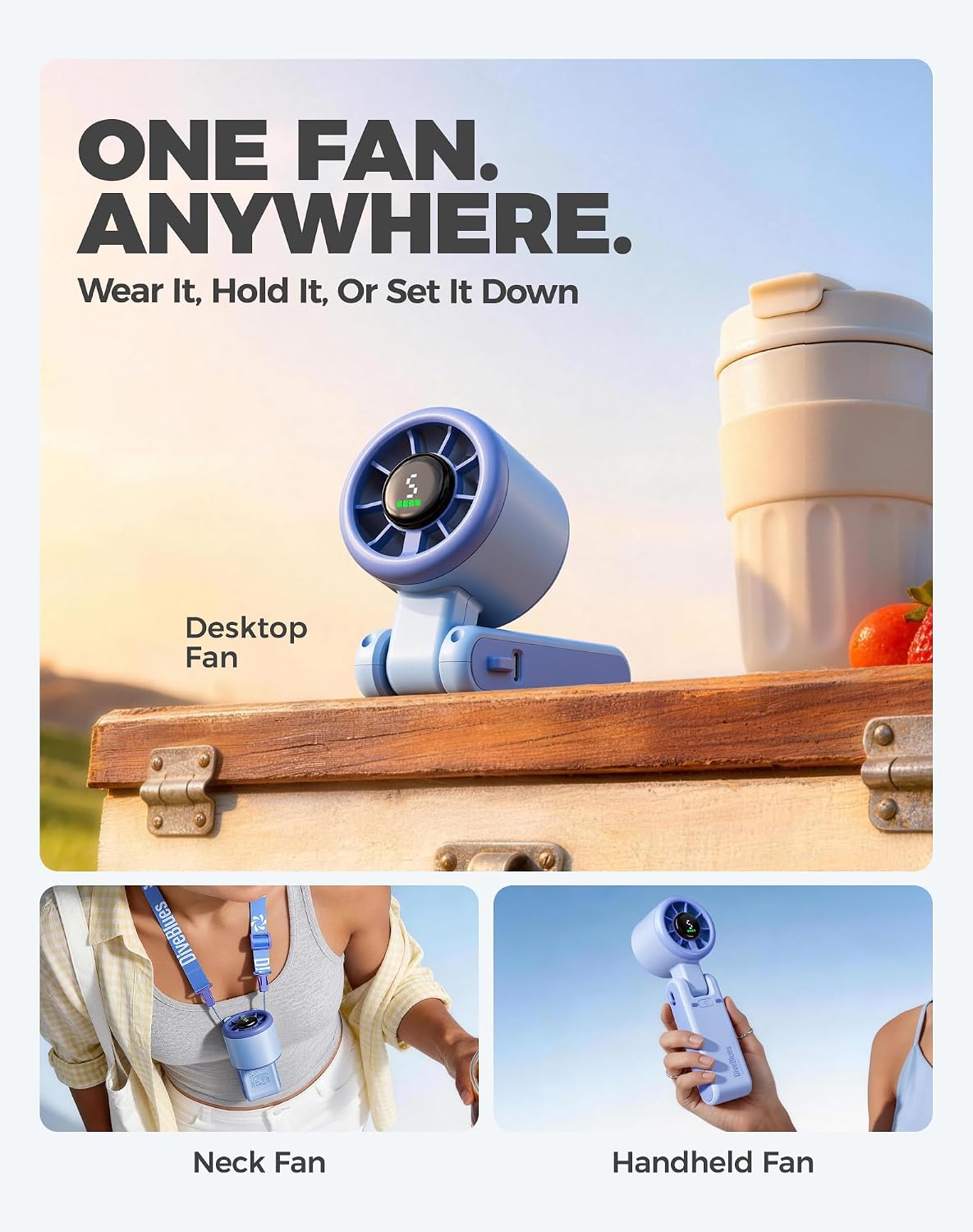 Diveblues Portable Handheld Turbo Fan