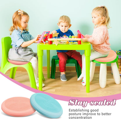 Libima 4 Pcs Wiggle Seat Inflated Wobble Cushion for Kids