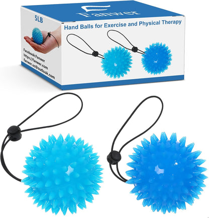 Hand Exerciser Finger Strengthener Balls, Grip Strength Trainer Enhance Flexibility, Relief Wrist Pain, Hand Therapy Balls Stress Relief Balls for Carpal Tunnel, Arthritis