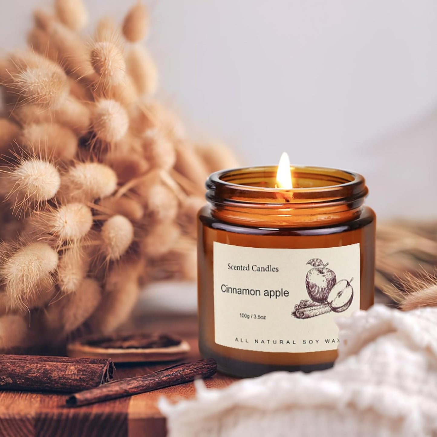 6-Pack Scented Candles for Home, 3.5 Oz Soy Wax Aromatherapy Candle Gift Set, Lavender Chamomile, Eucalyptus Mint & Vanilla, Birthday Gifts for Women, Thank You Graduation Gifts