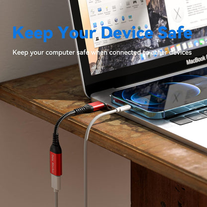 USB Data Blocker, Charge-Only Adapter USB Blocker(2PCS), Provide Safe and high-Speed Charging, Protect Against Juice Jacking, Hacking