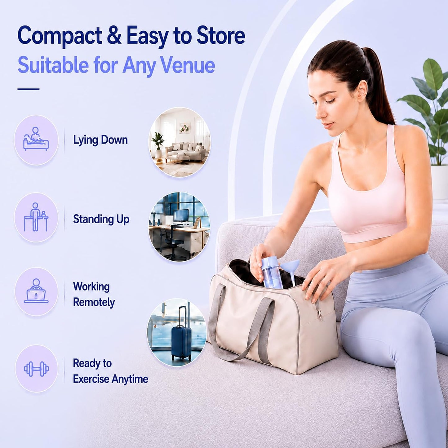 Adjustable Breathing Training Device,Weighted Practice Tool,Portable Yoga Accessory,Daily Breathing Resistance Training Dumbbells,Gym Breathing Trainer for Adults,Travel Fitness Exercise,Blue
