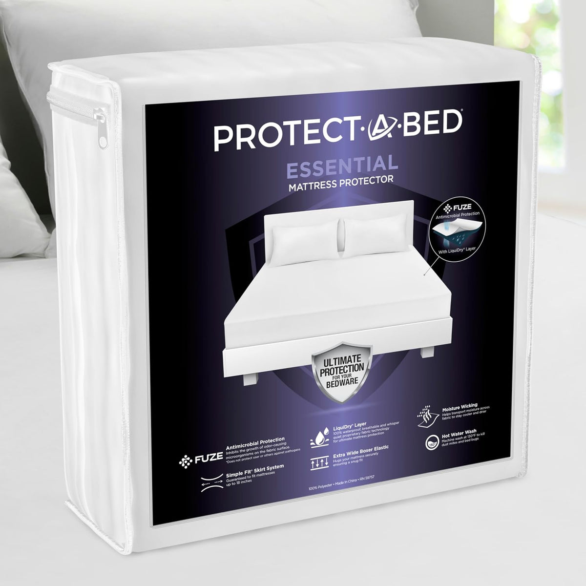 Protect-A-Bed Essential Waterproof Mattress Protector, Full