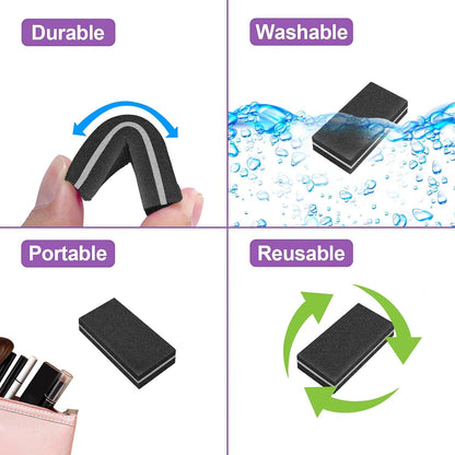 Pink Professional Nail Buffer Set - 30 Pcs, Acrylic & Natural Nails, 100/180 Grit Buffer Blocks